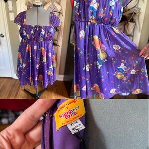 Unique Vintage Rainbow Brite dress. New with tags!
